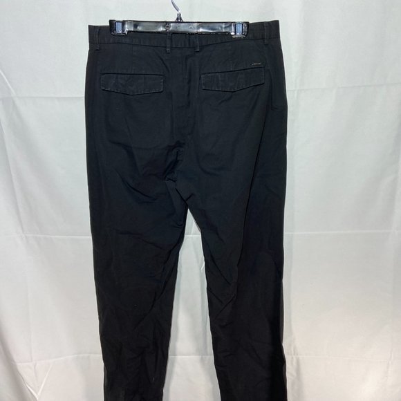 Calvin Klein Black Chino Pants Men's 32 Waist - Picture 4 of 7